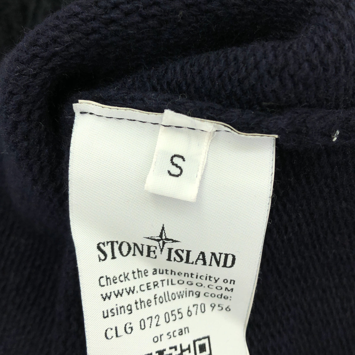 STONE ISLAND ストーンアイランド 19AW 7115570D2 ネイビー ラグランスリーブニットセーター トップス