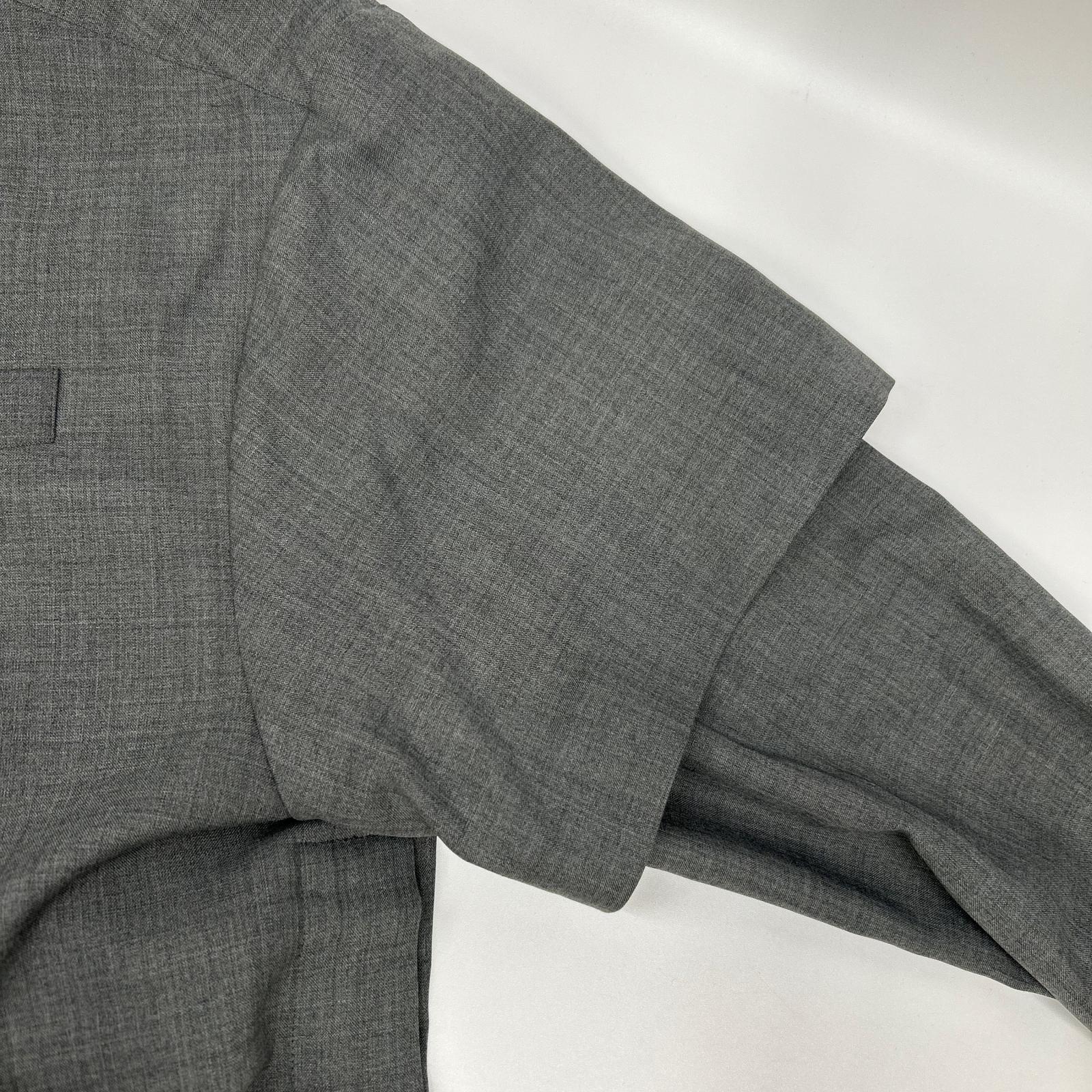 sacai サカイ 22年製 22-02807M グレー Suiting Layered Shirt/スーツレイヤードシャツ トップス