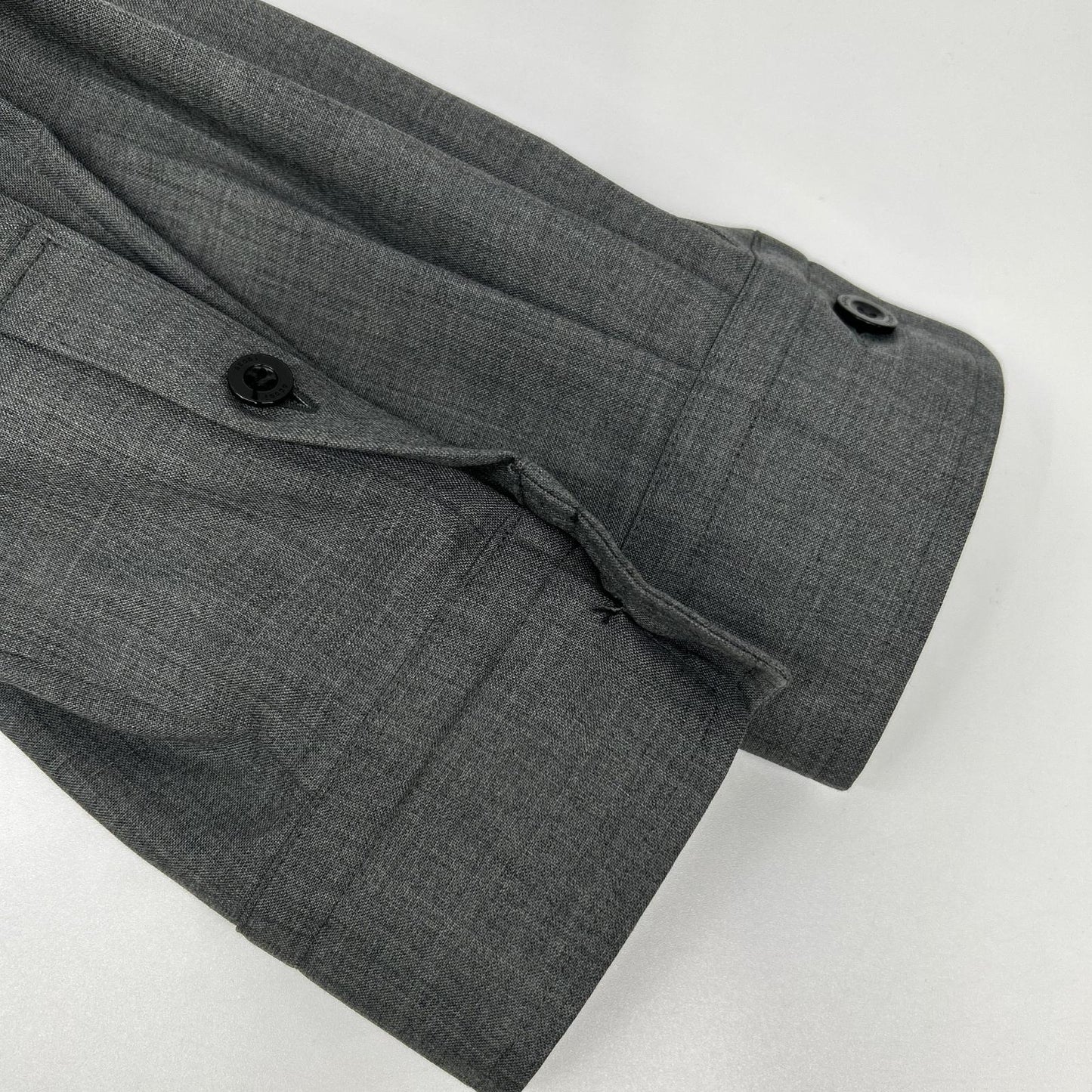 sacai サカイ 22年製 22-02807M グレー Suiting Layered Shirt/スーツレイヤードシャツ トップス
