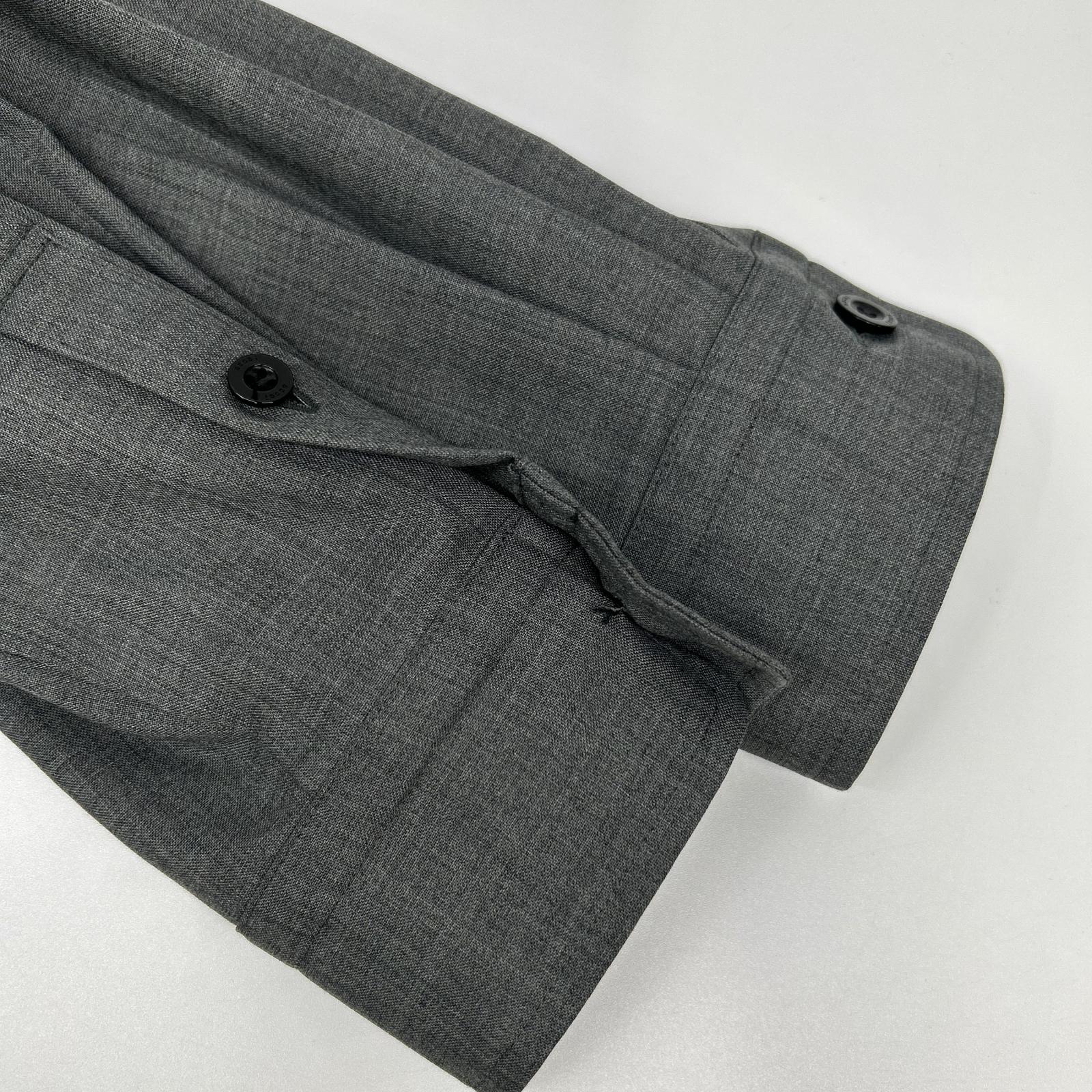 sacai サカイ 22年製 22-02807M グレー Suiting Layered Shirt/スーツレイヤードシャツ トップス