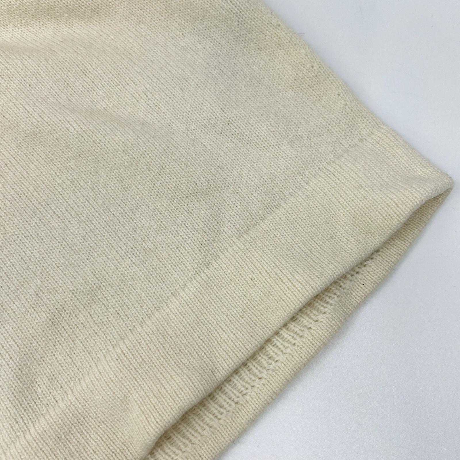 STONE ISLAND ストーンアイランド 18AW 6915540A3 アイボリー ウール クルーネック ロングスリーブ ニット トップス