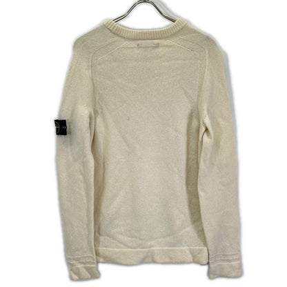 STONE ISLAND ストーンアイランド 18AW 6915540A3 アイボリー ウール クルーネック ロングスリーブ ニット トップス