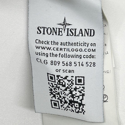 STONE ISLAND ストーンアイランド 18AW 6915540A3 アイボリー ウール クルーネック ロングスリーブ ニット トップス