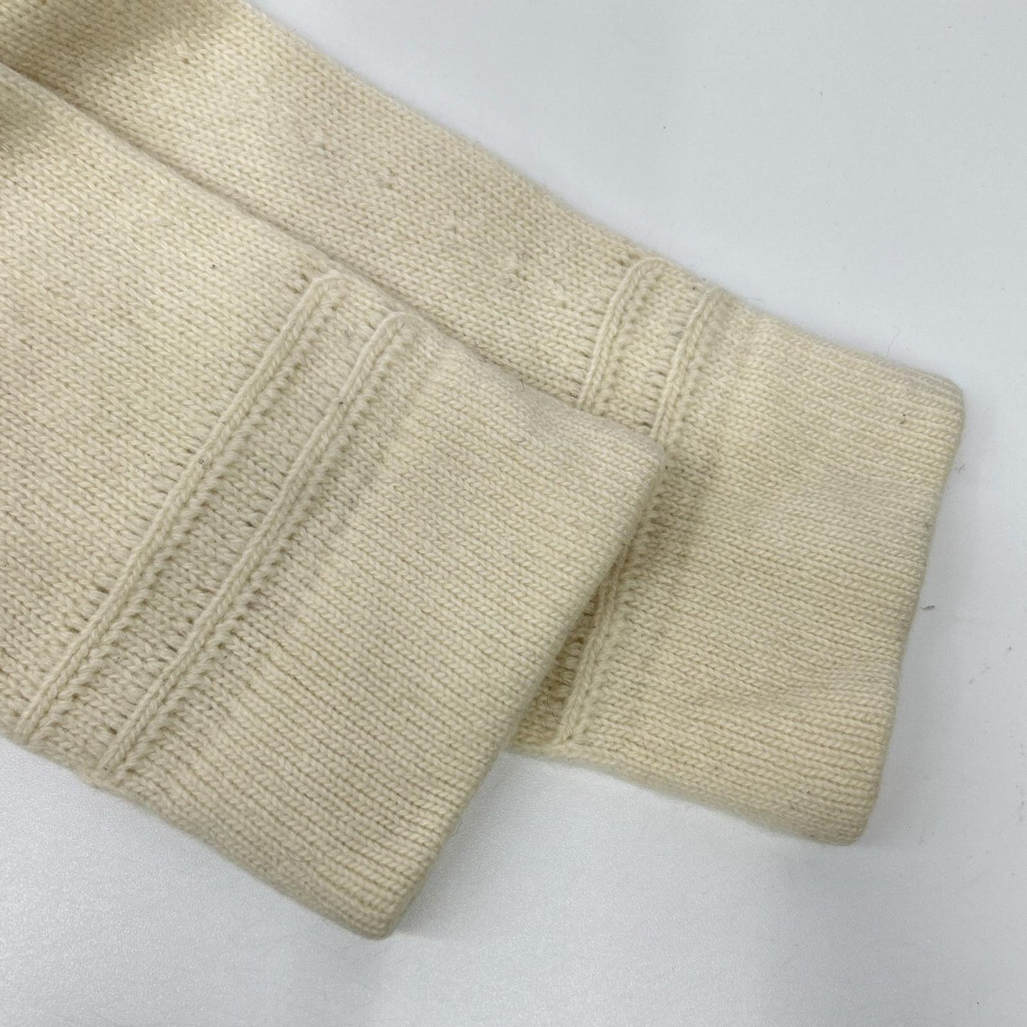 STONE ISLAND ストーンアイランド 18AW 6915540A3 アイボリー ウール クルーネック ロングスリーブ ニット トップス