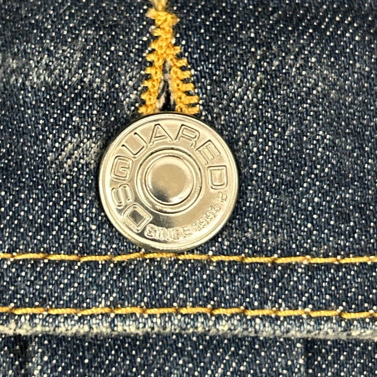 DSQUARED2 ディースクエアード S71AM0500 インディゴ ダメージ加工 デニムジャケット ジャケット