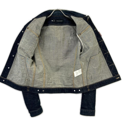 DSQUARED2 ディースクエアード S71AM0500 インディゴ ダメージ加工 デニムジャケット ジャケット