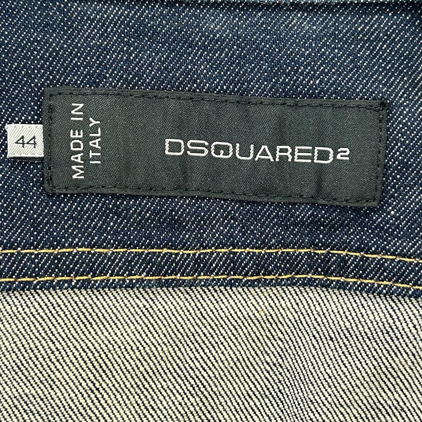 DSQUARED2 ディースクエアード S71AM0500 インディゴ ダメージ加工 デニムジャケット ジャケット