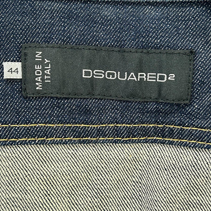 DSQUARED2 ディースクエアード S71AM0500 インディゴ ダメージ加工 デニムジャケット ジャケット