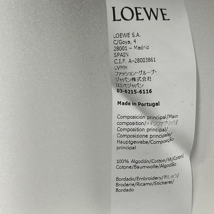 LOEWE ロエベ H526Y24J11 ブラック ロゴ刺繍 クルーネック スウェット トップス