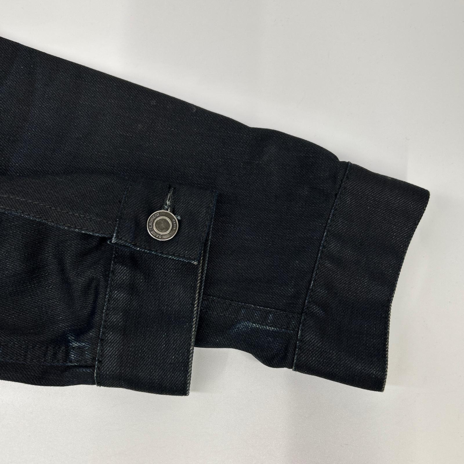SAINT LAURENT PARIS サンローランパリ 12年製 315415 YU078 ブラック リジットデニムジャケット ジャケット