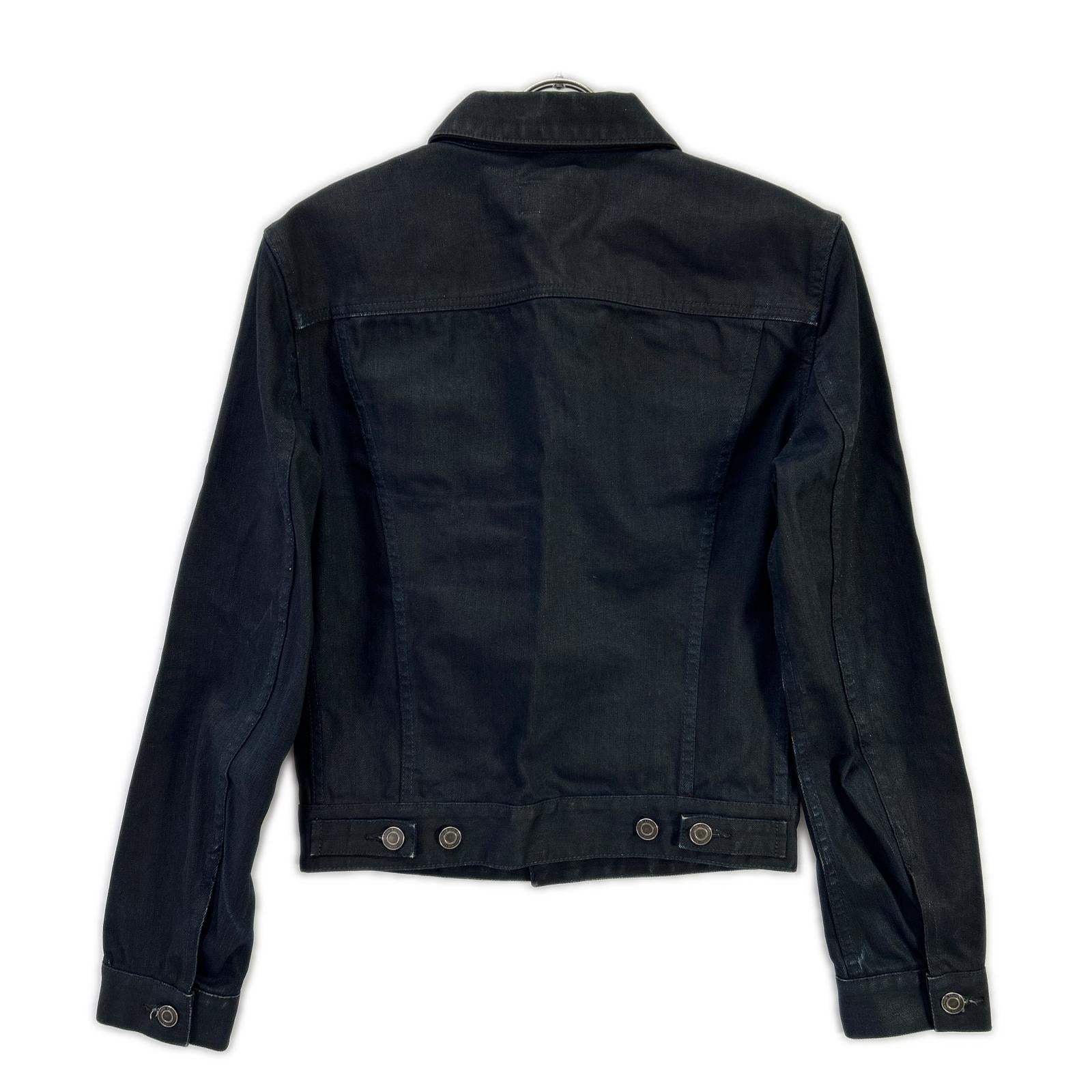 SAINT LAURENT PARIS サンローランパリ 12年製 315415 YU078 ブラック リジットデニムジャケット ジャケット