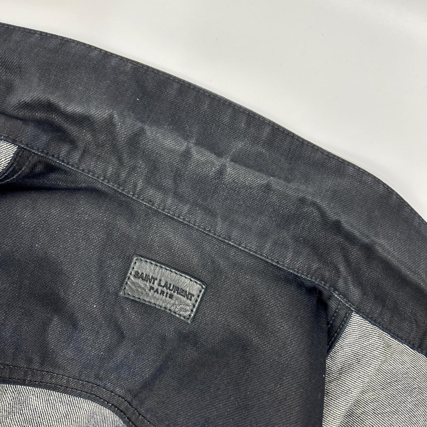 SAINT LAURENT PARIS サンローランパリ 12年製 315415 YU078 ブラック リジットデニムジャケット ジャケット