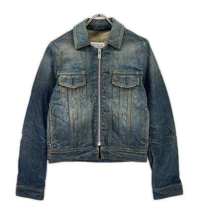 Maison margiela メゾンマルジェラ 16年製 S50AM0255 ブルー 構築 ジップアップ ジャケット ジャケット