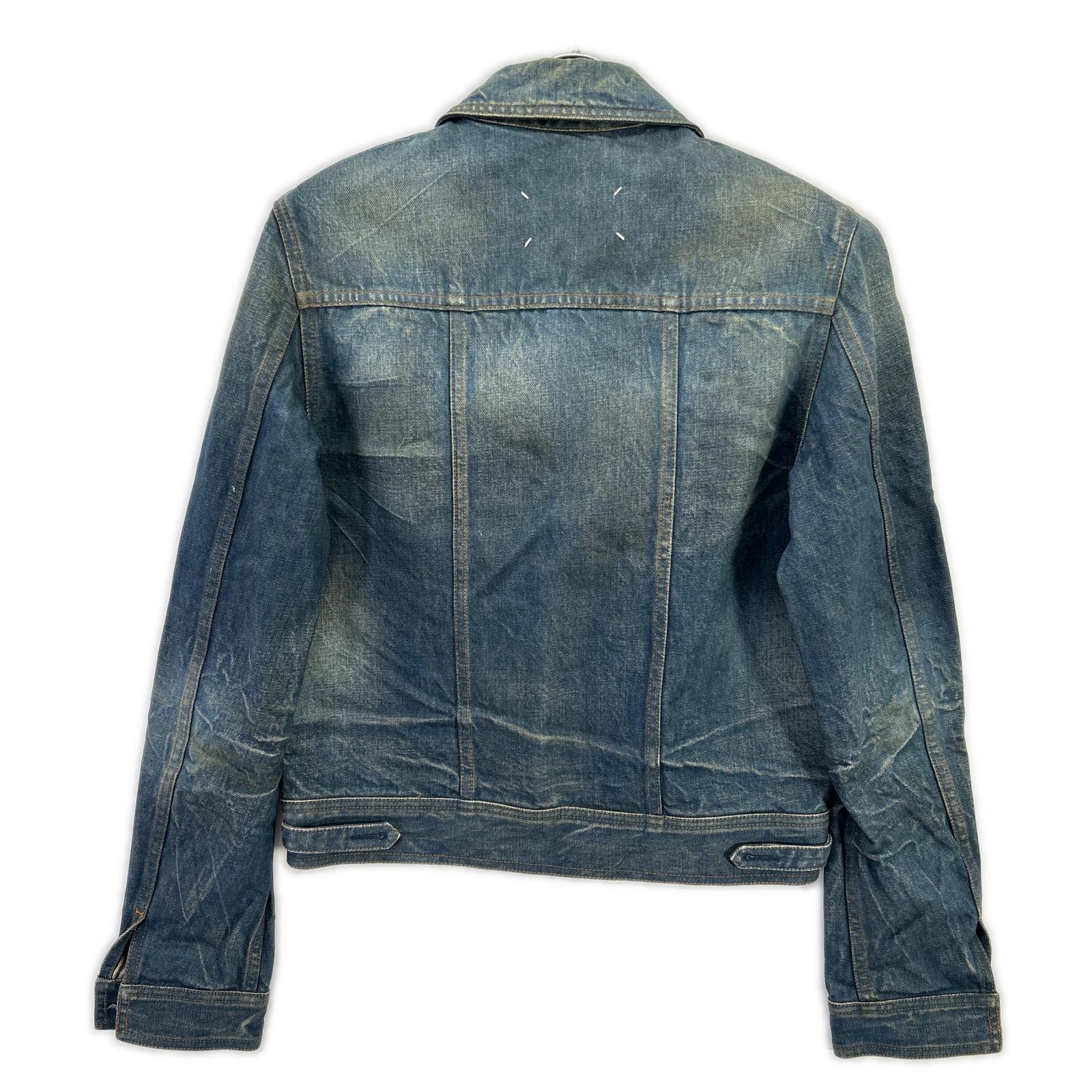 Maison margiela メゾンマルジェラ 16年製 S50AM0255 ブルー 構築 ジップアップ ジャケット ジャケット