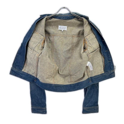 Maison margiela メゾンマルジェラ 16年製 S50AM0255 ブルー 構築 ジップアップ ジャケット ジャケット
