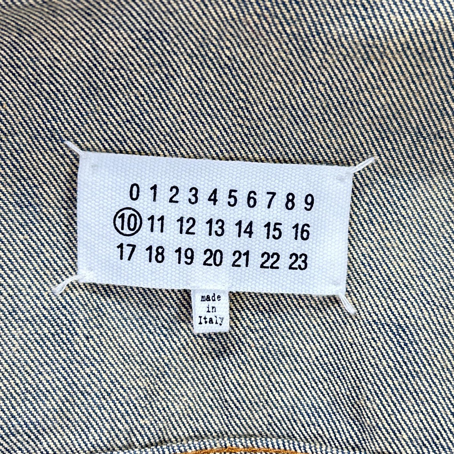 Maison margiela メゾンマルジェラ 16年製 S50AM0255 ブルー 構築 ジップアップ ジャケット ジャケット