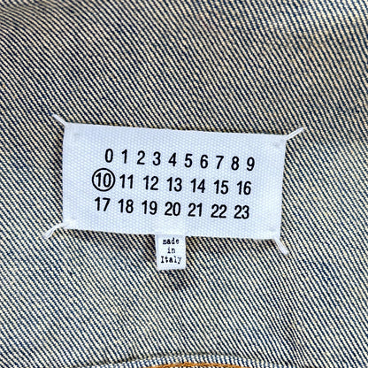 Maison margiela メゾンマルジェラ 16年製 S50AM0255 ブルー 構築 ジップアップ ジャケット ジャケット