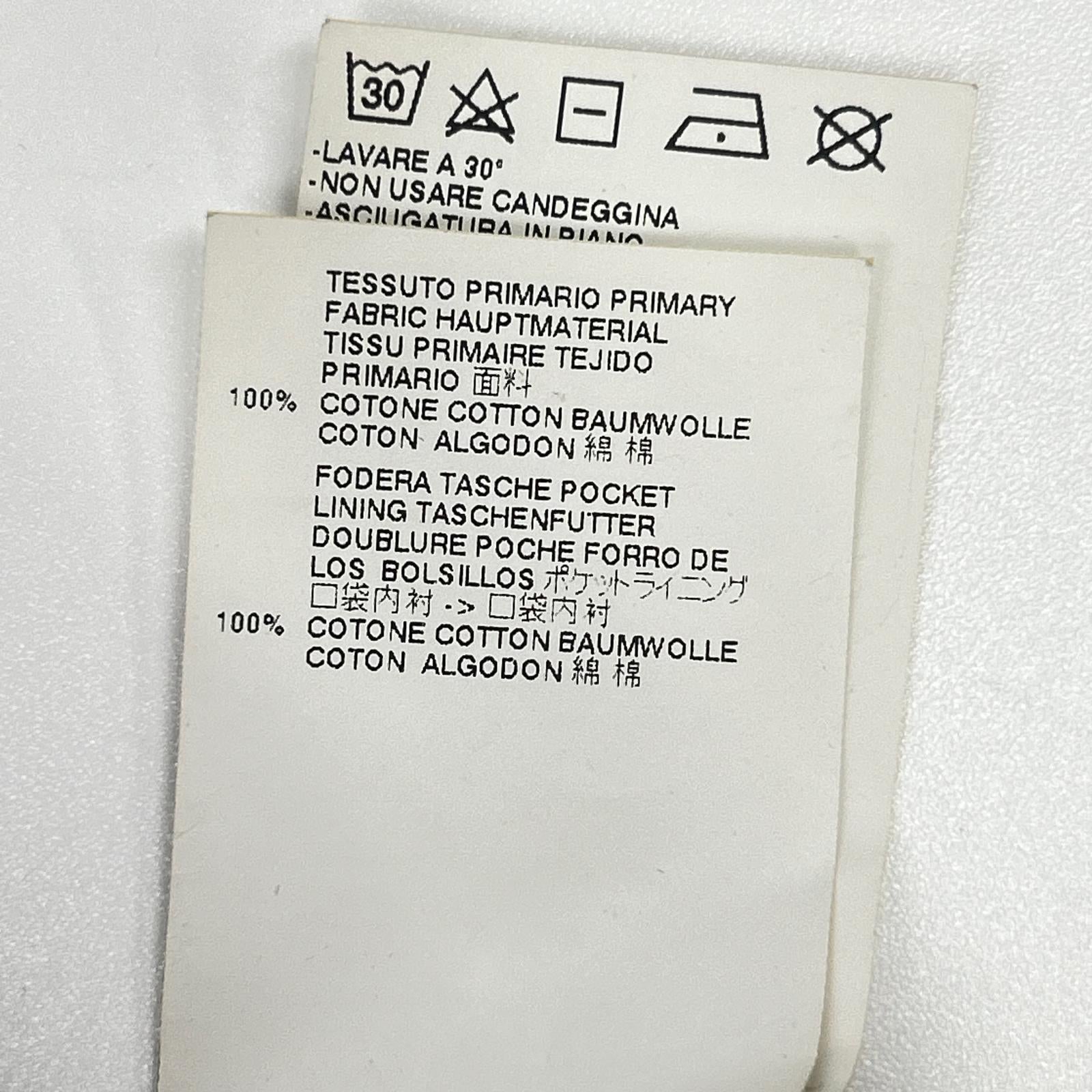 Maison margiela メゾンマルジェラ 16年製 S50AM0255 ブルー 構築 ジップアップ ジャケット ジャケット