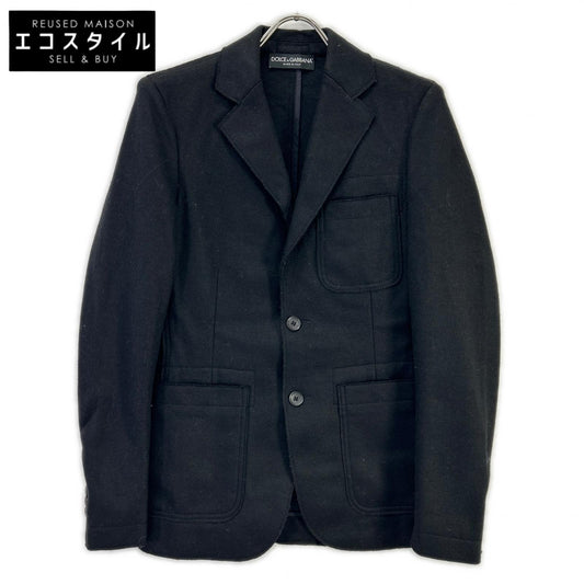 DOLCE&GABBANA ドルチェアンドガッバーナ G9AD1G ブラック ウール テーラードジャケット ジャケット