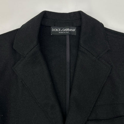 DOLCE&GABBANA ドルチェアンドガッバーナ G9AD1G ブラック ウール テーラードジャケット ジャケット