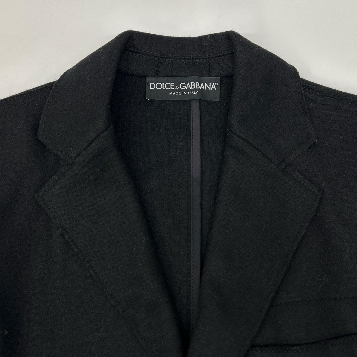 DOLCE&GABBANA ドルチェアンドガッバーナ G9AD1G ブラック ウール テーラードジャケット ジャケット