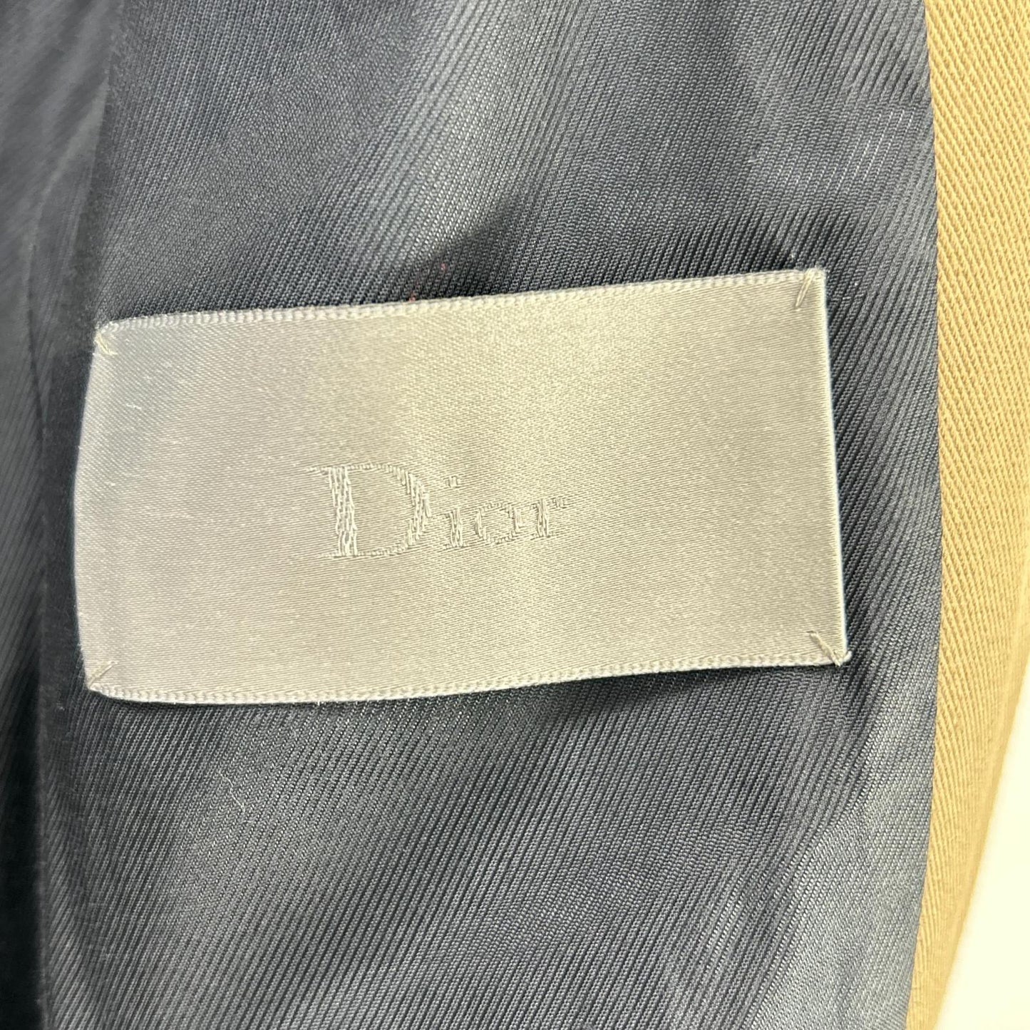 Dior HOMME ディオールオム 6HH1034006 ベージュ エディ期 トレンチコート コート