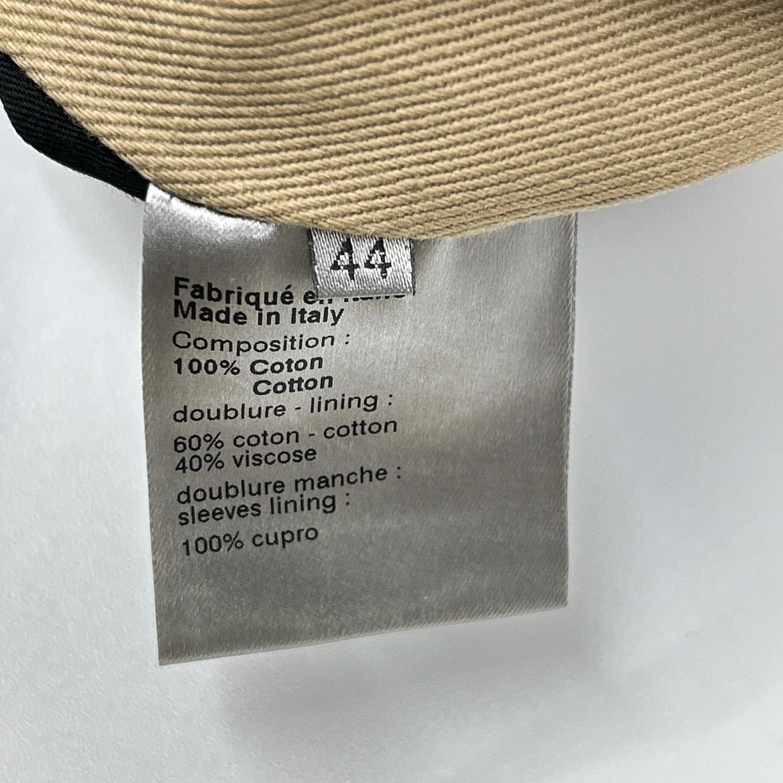 Dior HOMME ディオールオム 6HH1034006 ベージュ エディ期 トレンチコート コート