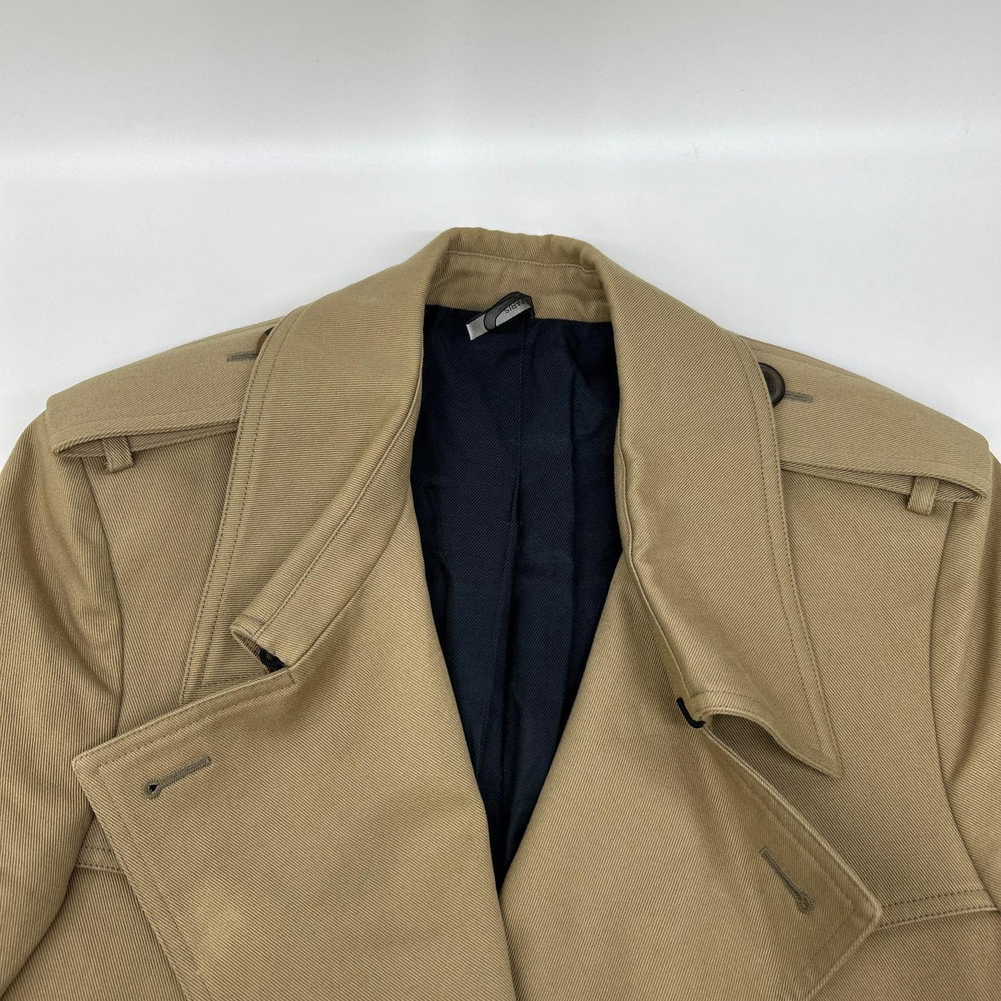 Dior HOMME ディオールオム 6HH1034006 ベージュ エディ期 トレンチコート コート