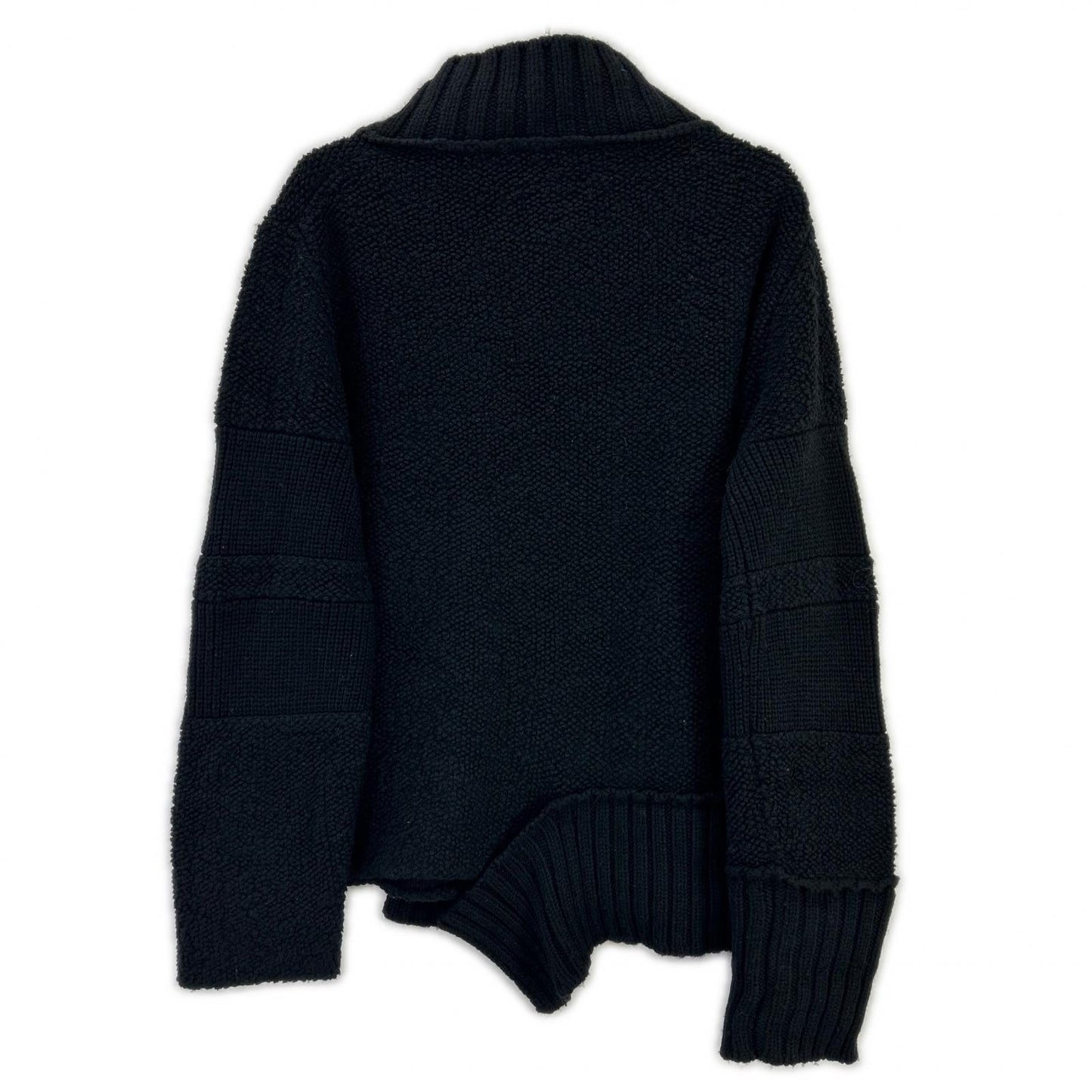 sacai サカイ 20年製 20-02403M ブラック ドッキング ニット プルオーバー トップス