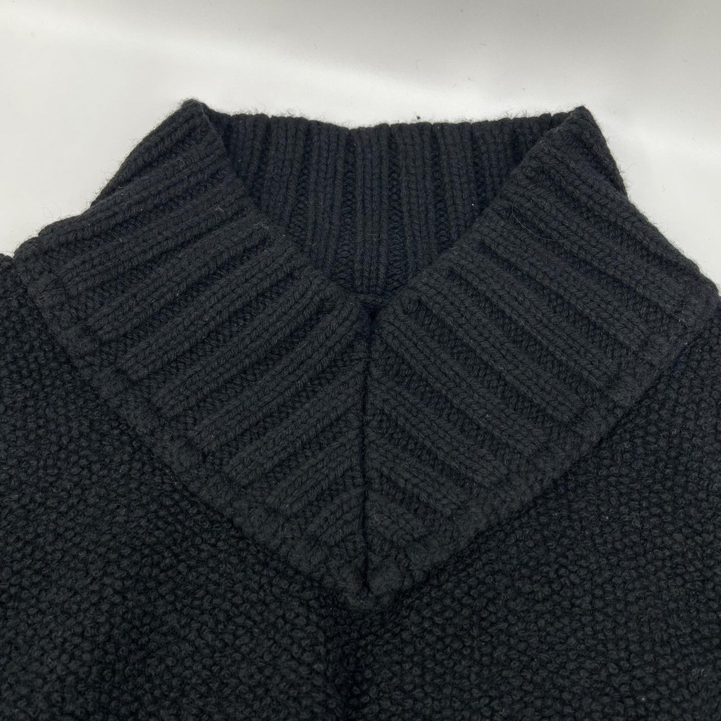 sacai サカイ 20年製 20-02403M ブラック ドッキング ニット プルオーバー トップス