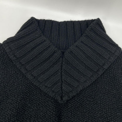 sacai サカイ 20年製 20-02403M ブラック ドッキング ニット プルオーバー トップス