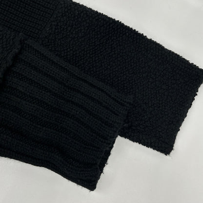 sacai サカイ 20年製 20-02403M ブラック ドッキング ニット プルオーバー トップス