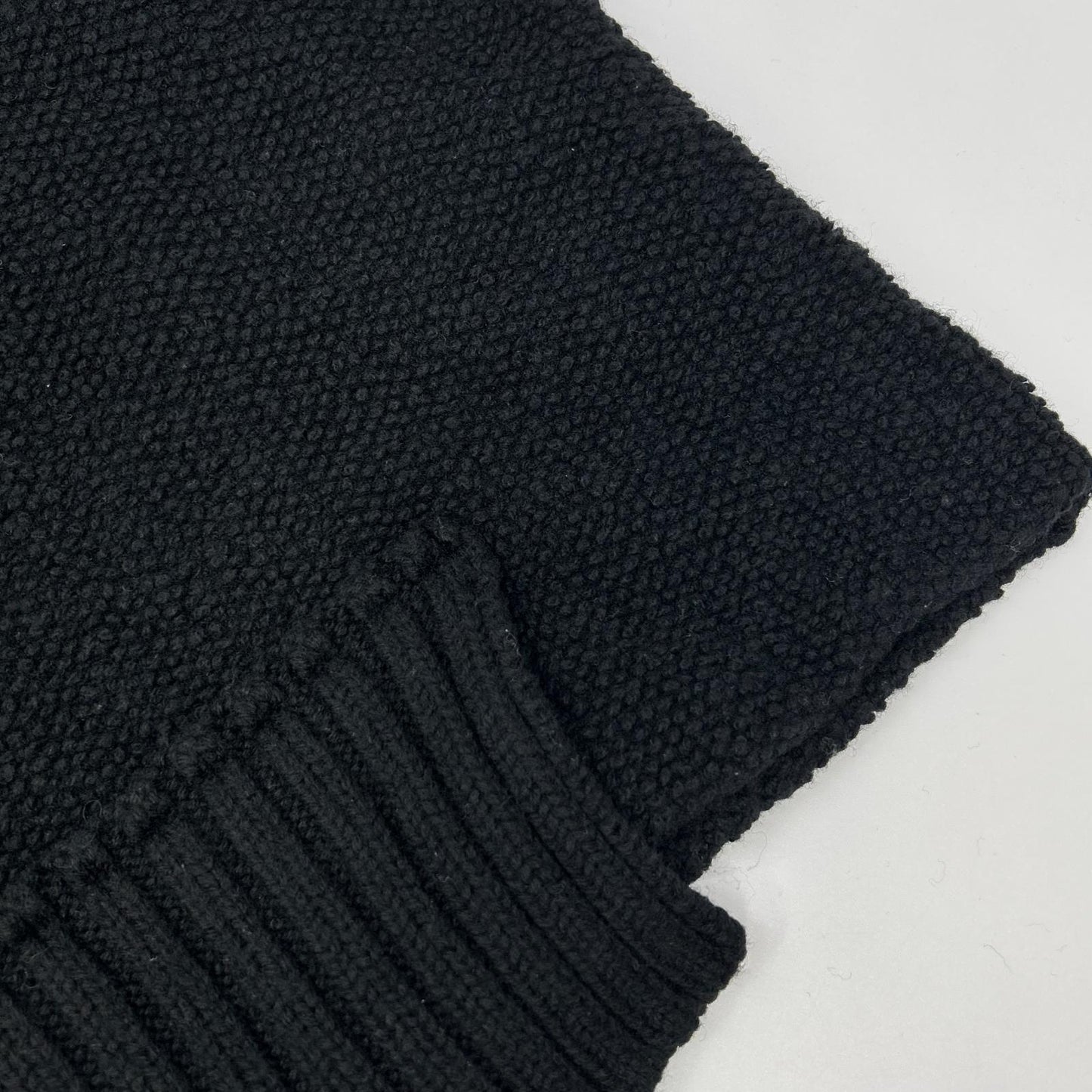 sacai サカイ 20年製 20-02403M ブラック ドッキング ニット プルオーバー トップス
