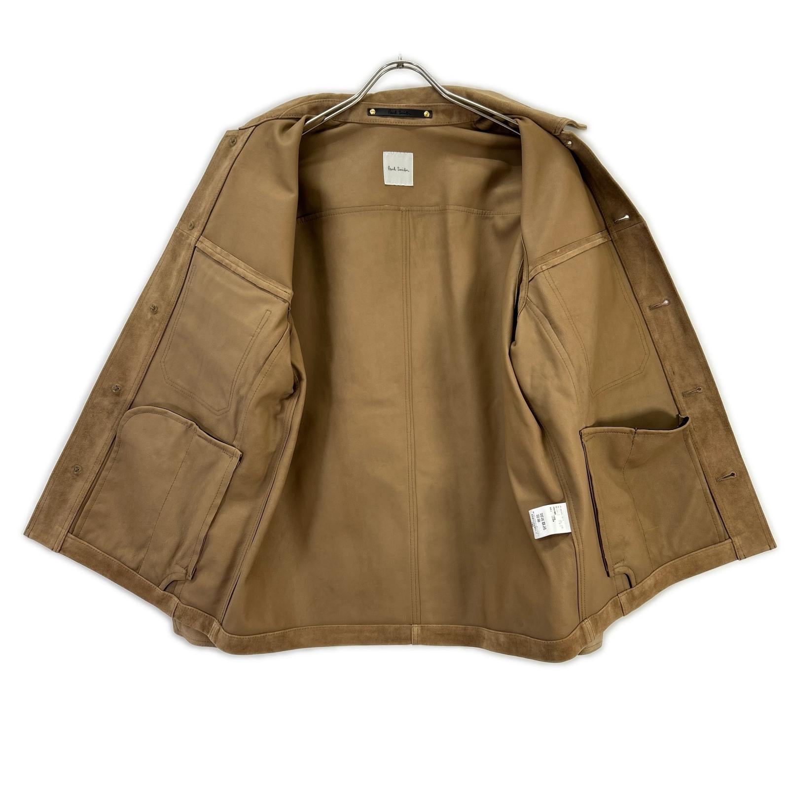 PaulSmith ポールスミス 233172 ブラウン スエード サファリジャケット ジャケット