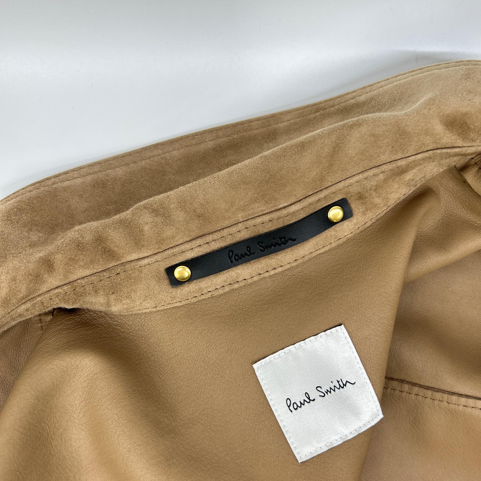 Paul Smith 233172 Brown Suede Safari Jacket Jacket