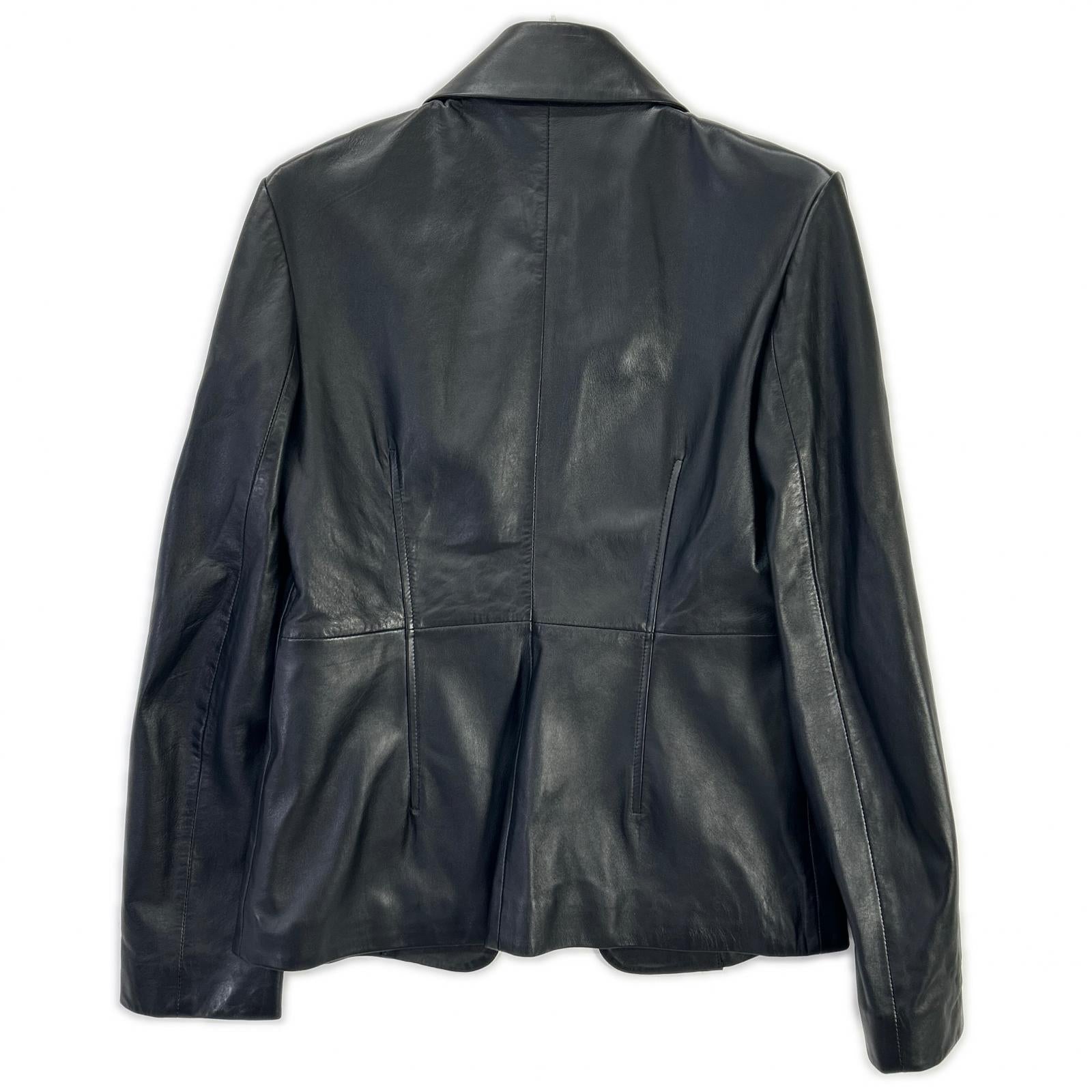 PaulSmith ポールスミス ブラック シープスキン ダブルジップ ジップアップジャケット ジャケット