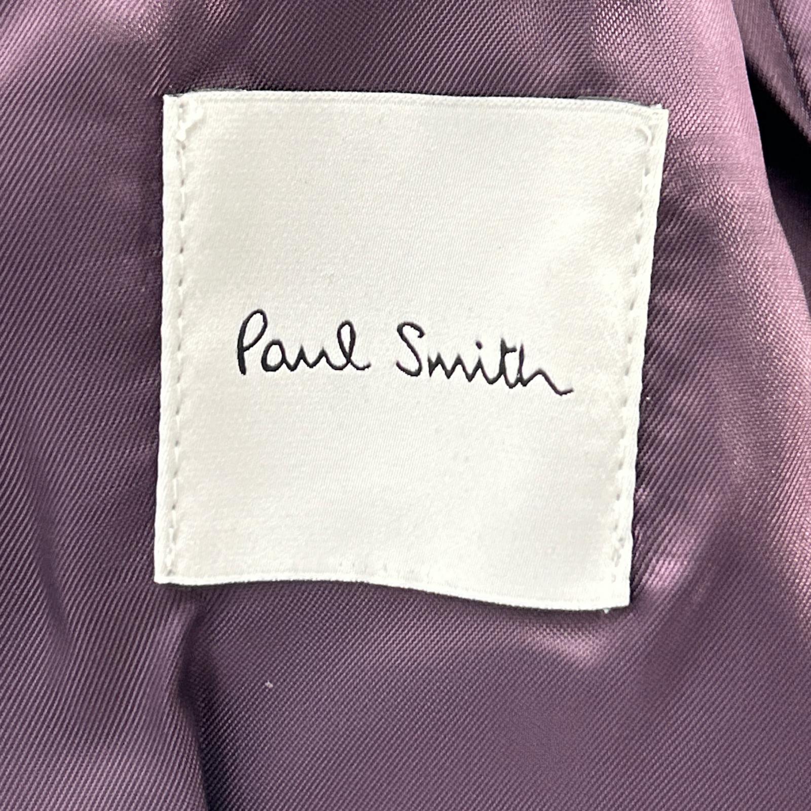 PaulSmith ポールスミス ブラック シープスキン ダブルジップ ジップアップジャケット ジャケット