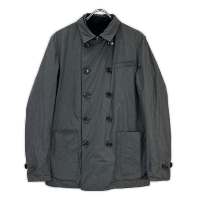 Dior HOMME ディオールオム 123C411F0270 ブラック×チャコール リバーシブル Pコート コート