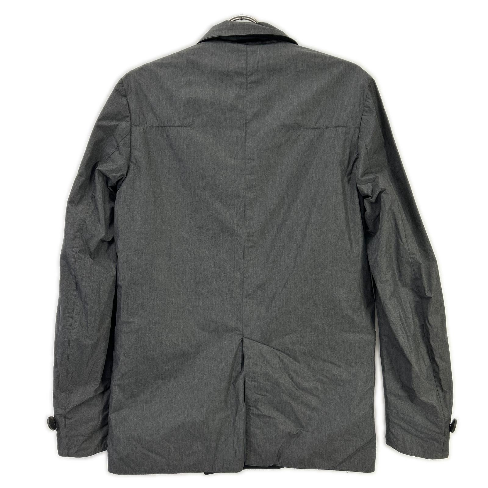 Dior HOMME ディオールオム 123C411F0270 ブラック×チャコール リバーシブル Pコート コート