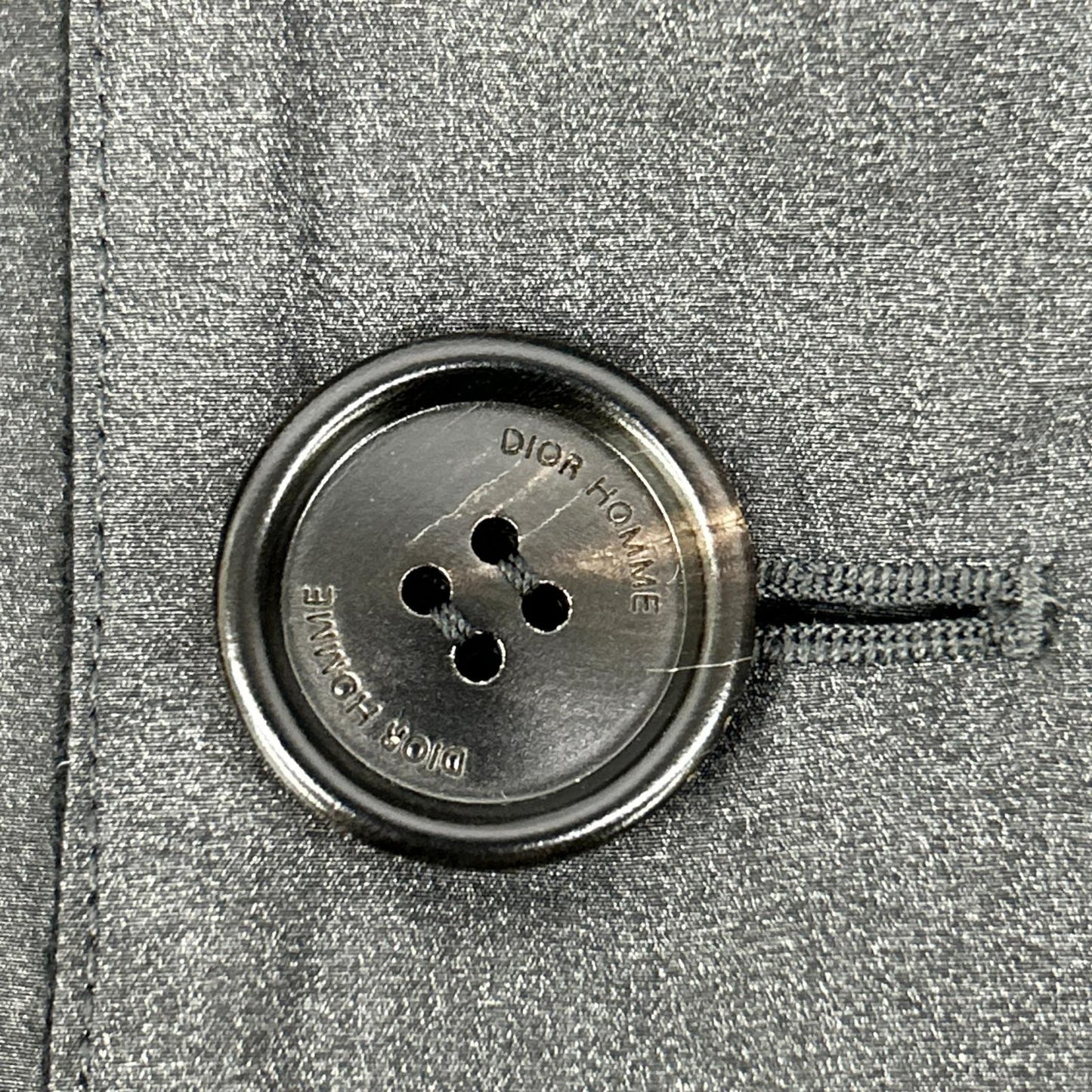 Dior HOMME ディオールオム 123C411F0270 ブラック×チャコール リバーシブル Pコート コート