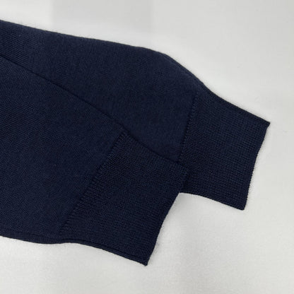 CELINE セリーヌ 2AH80322U ネイビー トリオンフ刺繍 クルーネック ニット トップス