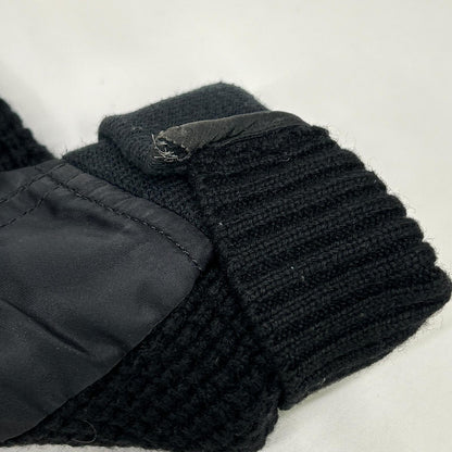 sacai サカイ SCM-031 ブラック Wool Knit Pullover/ドッキングニットセーター トップス