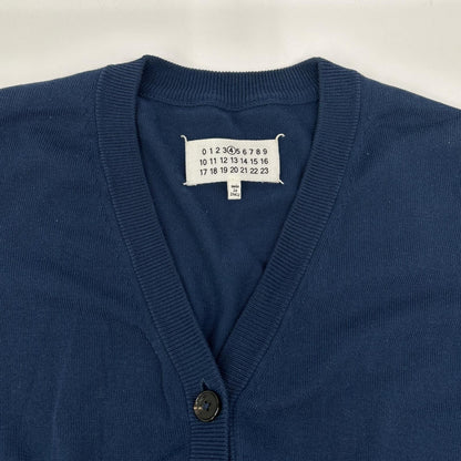 Maison margiela メゾンマルジェラ 15年製 S31HA0729 ネイビー エルボーパッチコットンカーディガン トップス