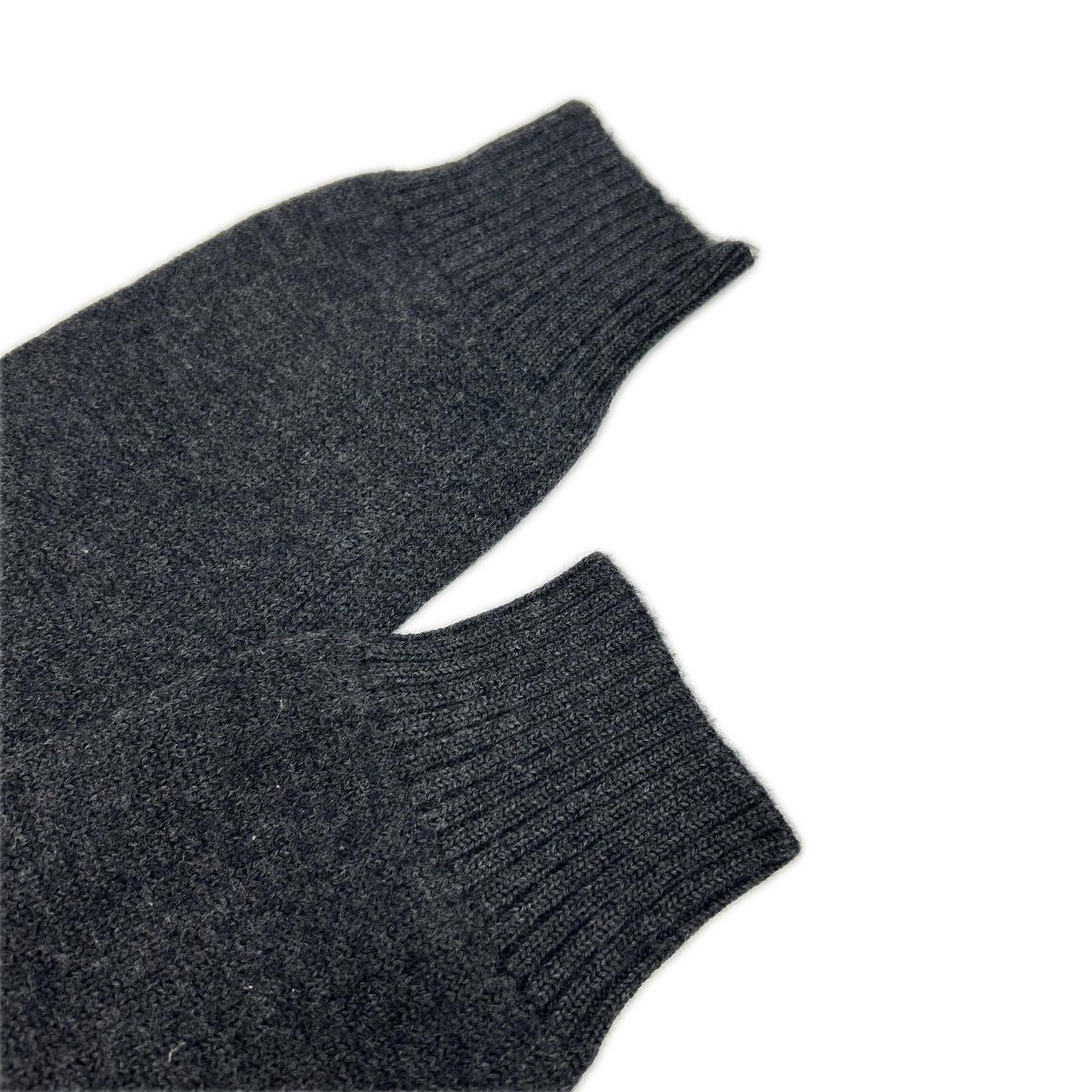 tricot COMME des GARÇONS トリココムデギャルソン 1999 TN-070200 Charcoal Logo-Print Crew-Neck Knitwear Tops
