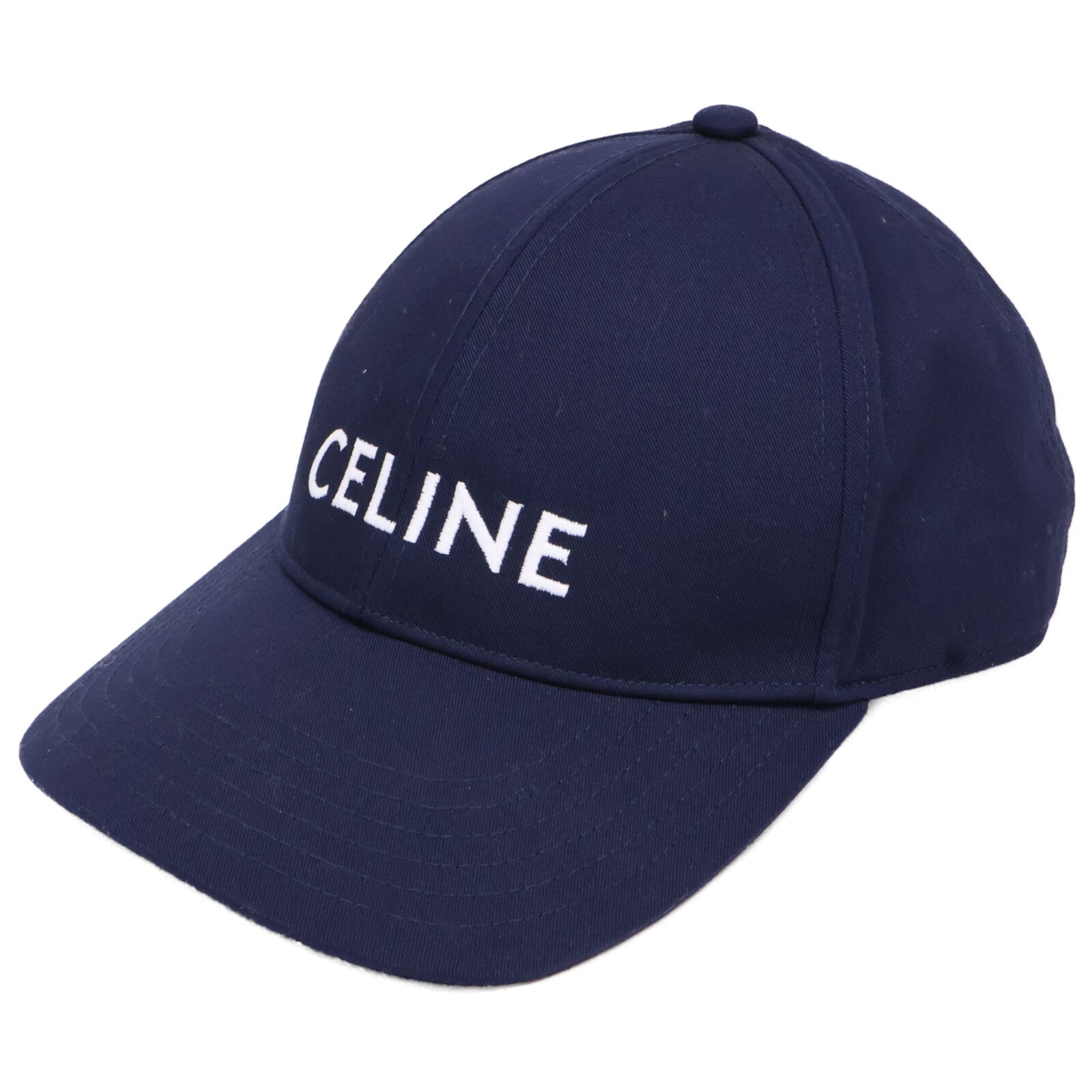 CELINE セリーヌ 【美品/国内正規】2AUA1242N ロゴ刺繍 ベースボールキャップ 帽子