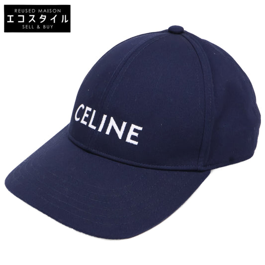 CELINE セリーヌ 【美品/国内正規】2AUA1242N ロゴ刺繍 ベースボールキャップ 帽子
