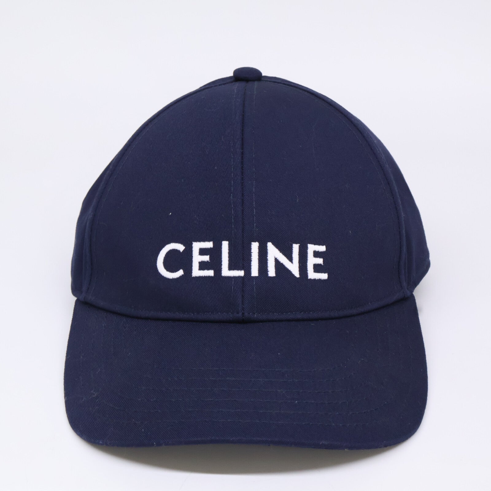 CELINE セリーヌ 【美品/国内正規】2AUA1242N ロゴ刺繍 ベースボールキャップ 帽子