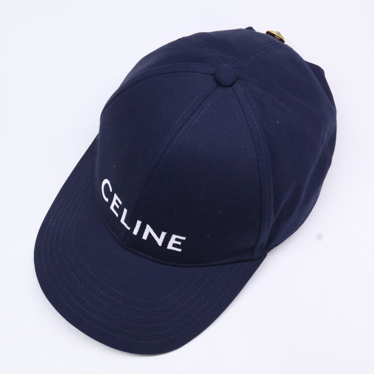 CELINE セリーヌ 【美品/国内正規】2AUA1242N ロゴ刺繍 ベースボールキャップ 帽子