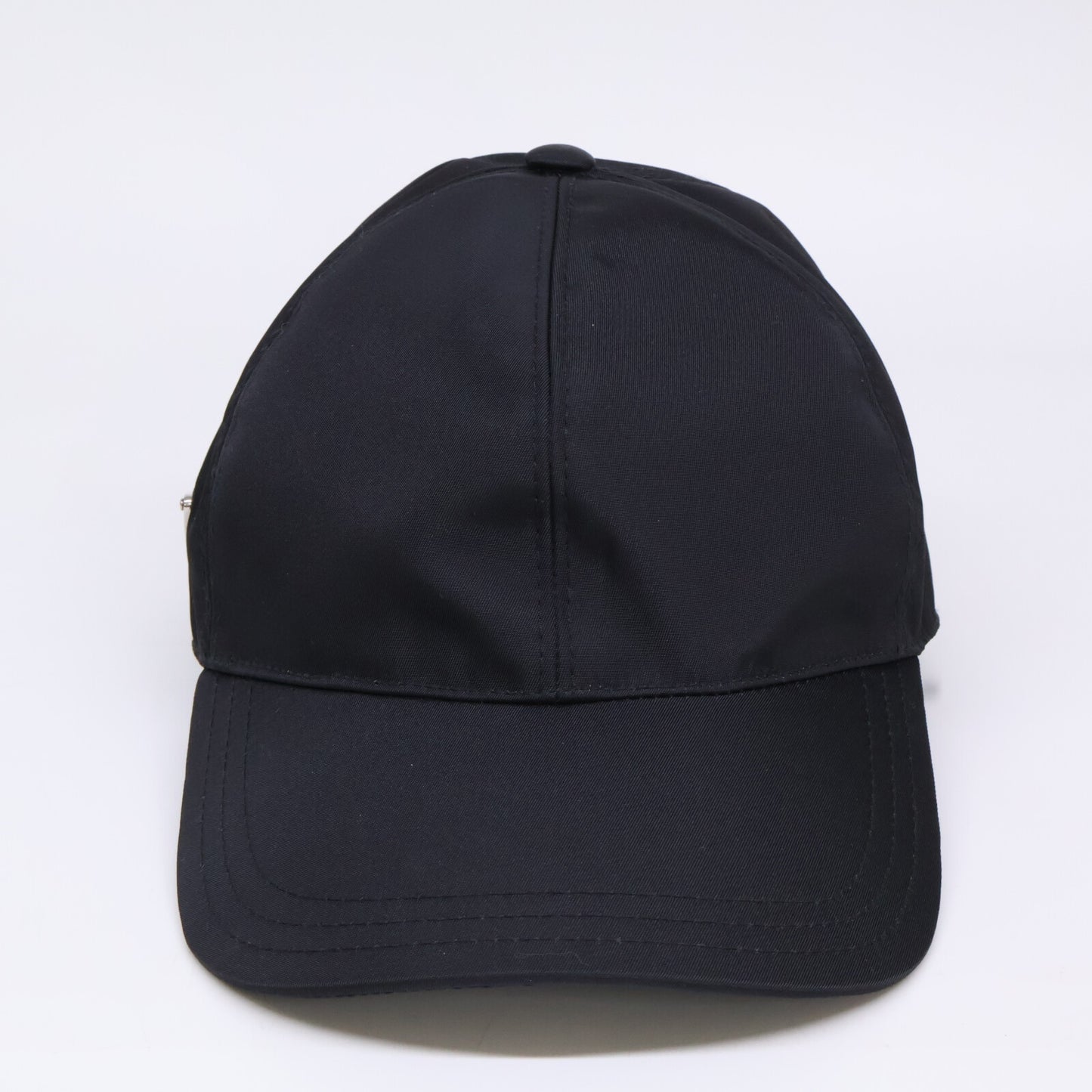 PRADA プラダ 【美品】トライアングルプレート ナイロン ベースボールキャップ 帽子