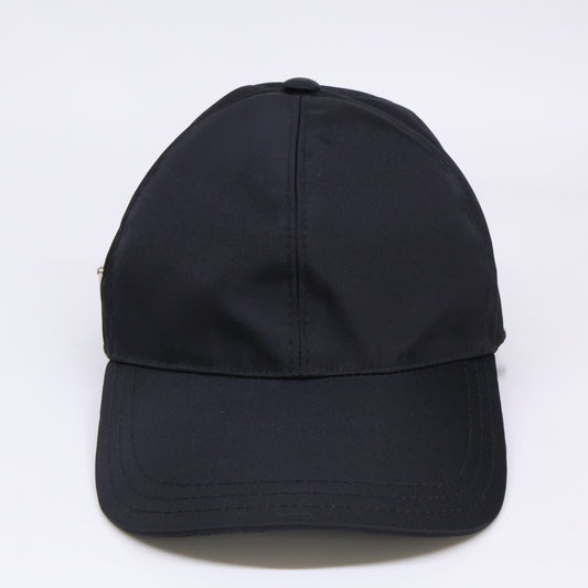 PRADA プラダ 【美品】トライアングルプレート ナイロン ベースボールキャップ 帽子
